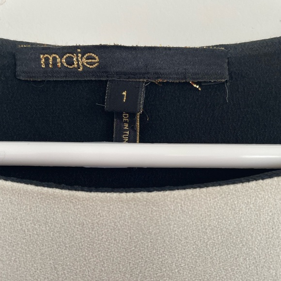 MAJE Silk Cowl Neck Top Size 1 (US S) - Picture 7 of 12